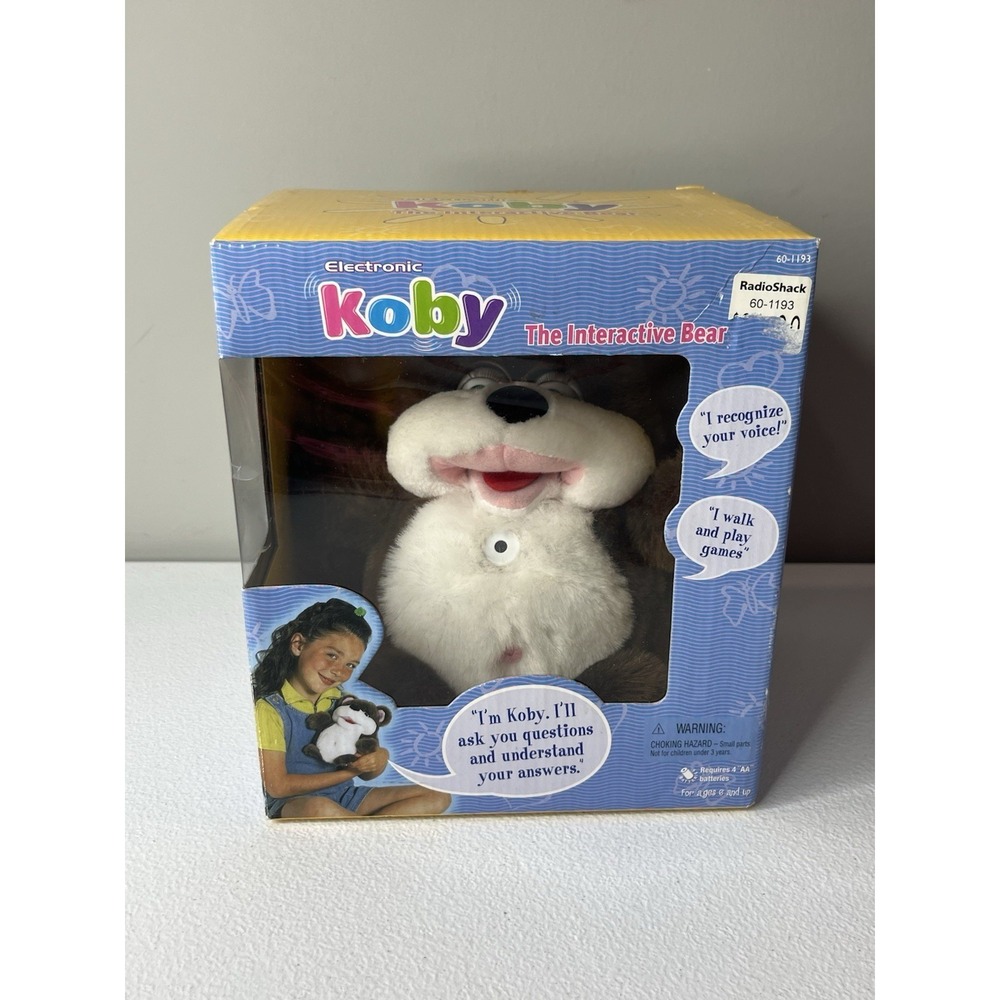 Vtg Koby The‎ Interactive Bear 1999 In Box